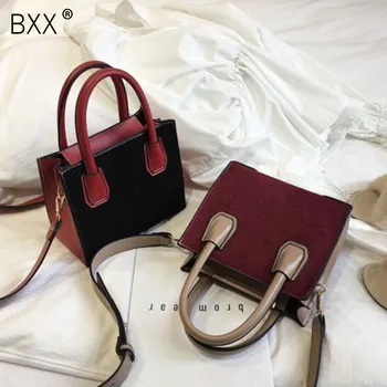 

[BXX] PU Leather Small Bags For Women 2020 Autumn Winter Branded Shoulder Handbags Ladies Fashion Travel Crossbody Bag HO378