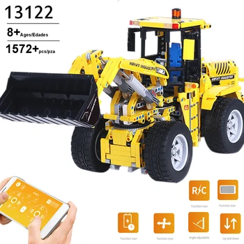 

1572Pcs APP 2.4G Remote Control DIY Assembly Bulldozer Building Blocks Construction Model Toy For Children Kids Birthday Gift