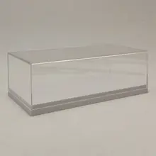 

Hand-made Model Diecast Car Acrylic Case Display Box Cover Transparent Dust Proof Whole window 20cm