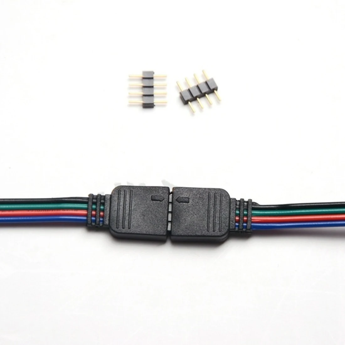 Хороший светодиодный аксессуары 4 Pin/5 pin RGB Разъем адаптер штырь иглы мужской тип