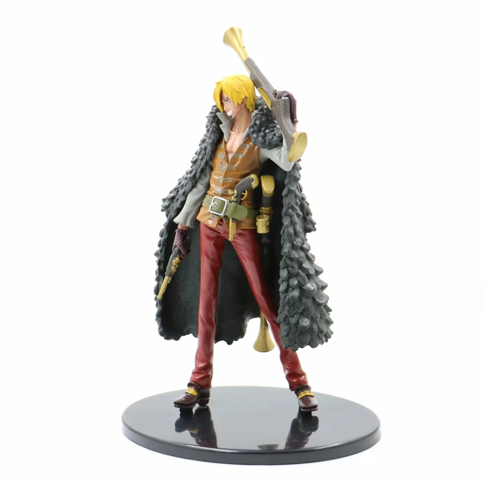 

Wolf One Piece Great Route Men Sanji Theater Version Battle Suit Carry Gun Assemblage Garage Kit
