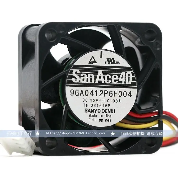 Sanyo 9 GA0412P6F004 4020 4CM 12V 0.08A Four-Wire PWM Silent Fan | Компьютеры и офис