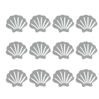 

12Pcs Non Slip Bathtub Stickers Shell Bathtub Anti Slip Stickers Safety Showers Treads Strips Grip Stickers for Pools