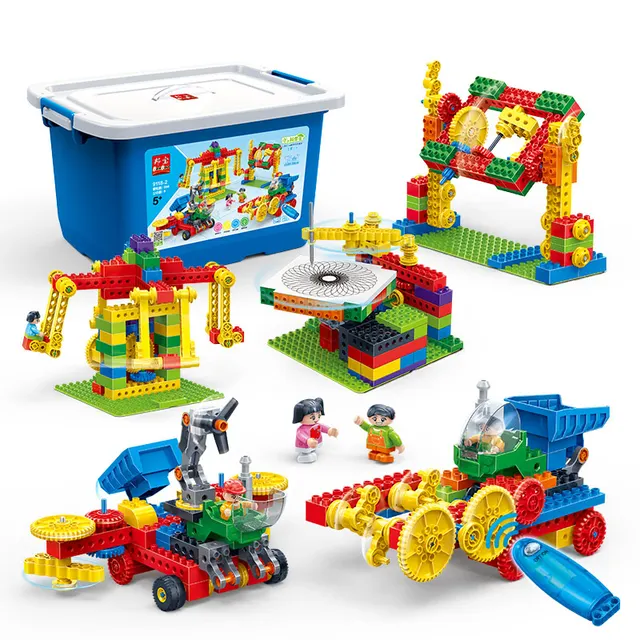 mechanical gear building blocks