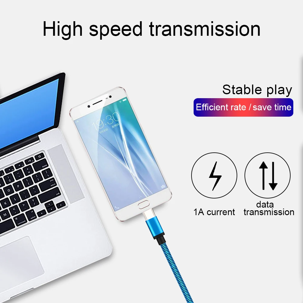 Высокоскоростной кабель передачи данных type-C Usb кабели быстрой зарядки кабель передачи данных type C USBC USB C type C зарядный провод для Samsung A50 A70