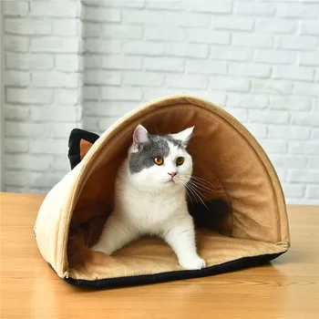 

Cartoon Mouse Appearance Cute Litter Cat Toy with Paper House Cat Favorite Clean Bed Mat Outdoor House Tent for Kitten