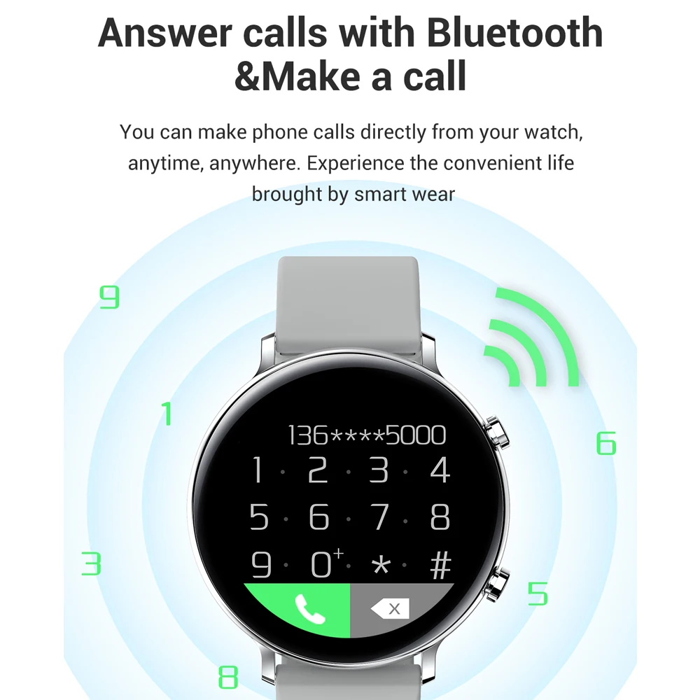 US $36.78 ASEPRIL 2021 New Bluetooth call Smart Watch Fitness Bracelet ECG Heart Rate Monitor Smartwatch Men Women For IOS Android Xiaomi