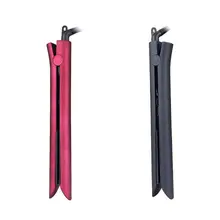 Профессиональный Выпрямитель для волос, плоский утюг для укладки волос, 2 в 1, турмалиновый керамический плоский утюг для всех типов волос с хранением