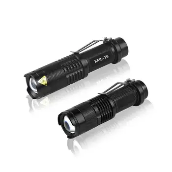 

Q5/T6 Adjustable Focus Mini LED Flashlight Outdoor Portable Torch light Zoomable Bicycle LED Flash Light Penlight Camping Lamp
