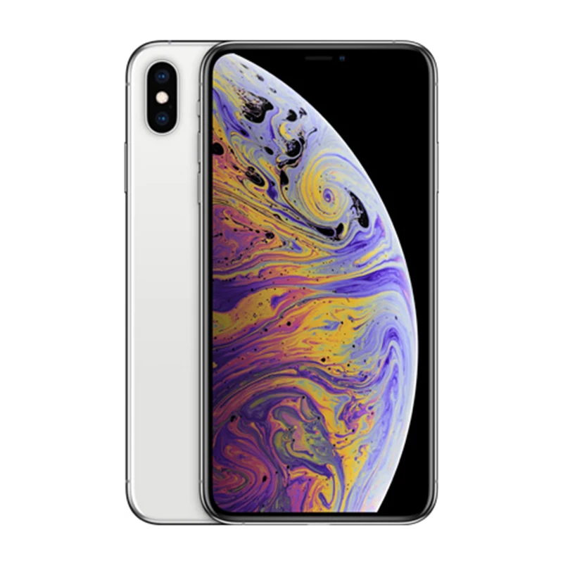 Silver Разблокированный Смартфон Apple iPhone XS Max 512GB A12 6,5 дюймов Super retina на весь экран(используется 95% Новинка - Цвет: Silver