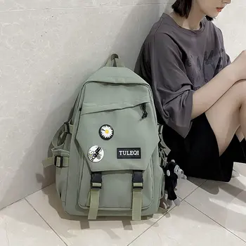 

Middle school student school bag junior high school couple backpack 2020 new large capacity backpack school bag