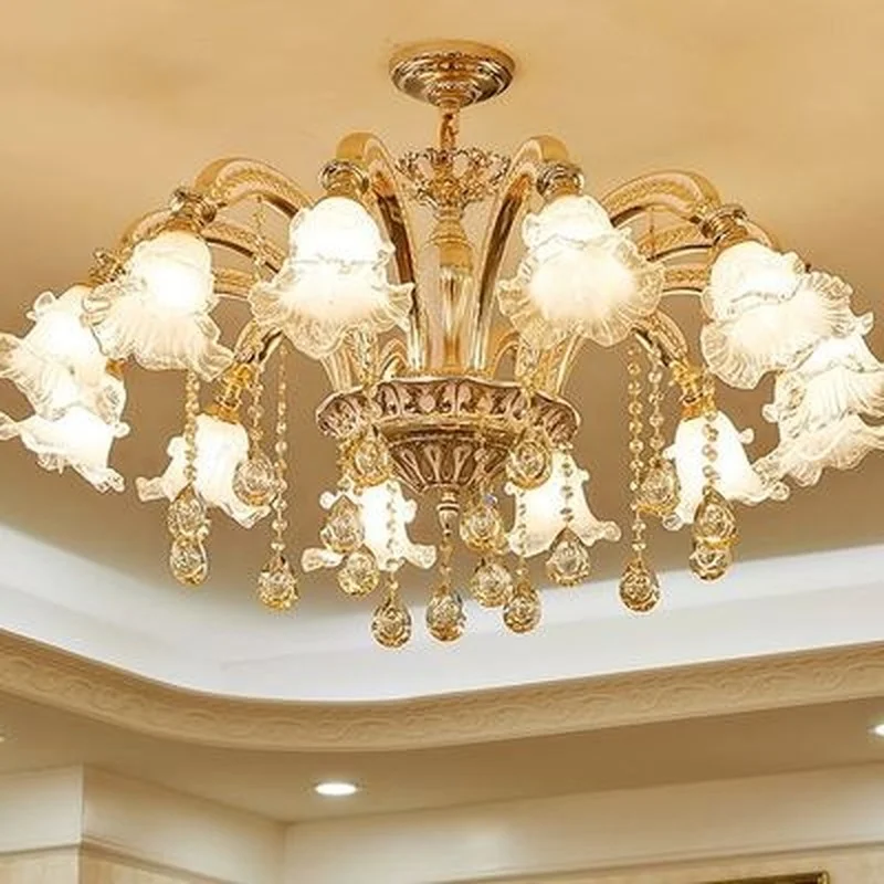 

Французский Роскошная обувь с украшением в виде кристаллов люстра гостиная столовой чехлы для Европейский Стиль led керамика из сплава на основе цинка с украшением в виде кристаллов лампа бесплатная доставка