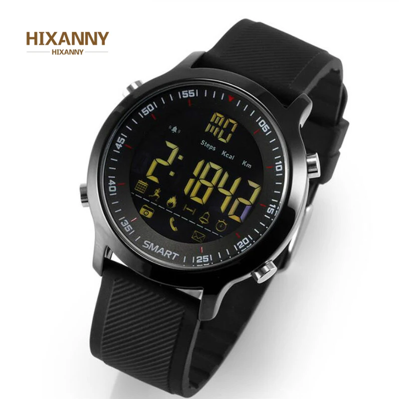 

Fashion Smart Watch Sport Waterproof pedometers Message Reminder Bluetooth Outdoor swimming men smartwatch for ios Android phone
