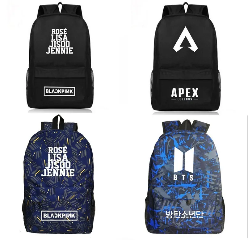 

Apex bts blackpink Related Products New Style Bag Schoolbag Backpack Computer Bag Travel Bag