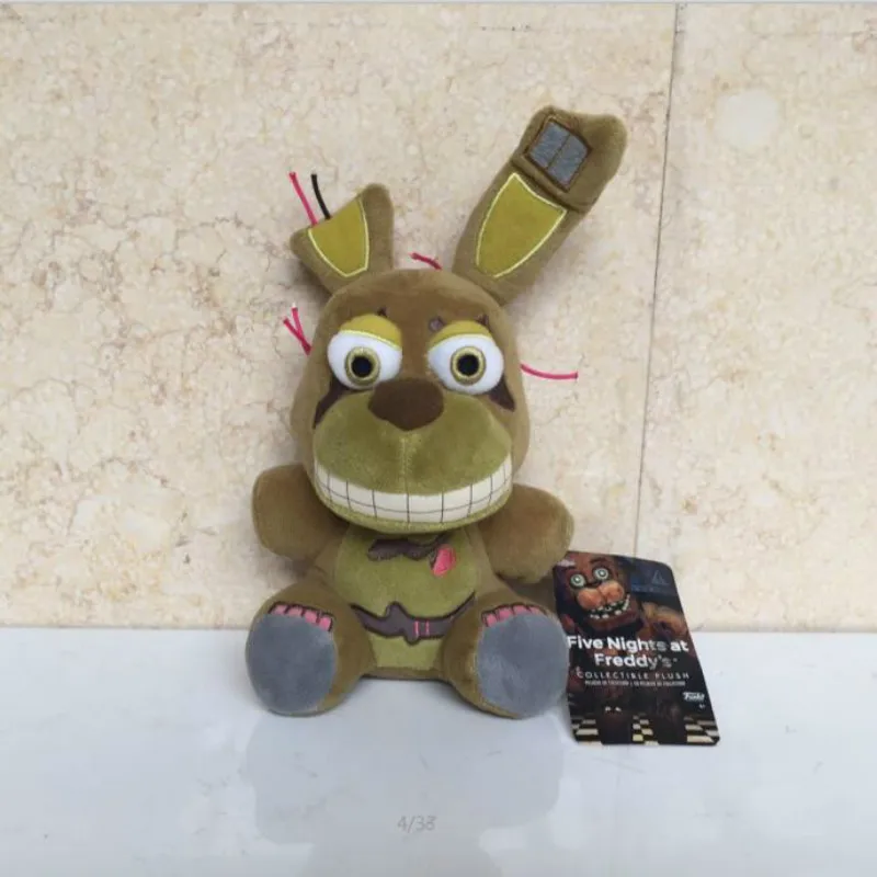 18cm FNAF Freddy Fazbear Plush Toys Five Nights At Freddy's Golden Bear Nightmare Cupcake Foxy Balloon Child Clown Stuffed Dolls image 4