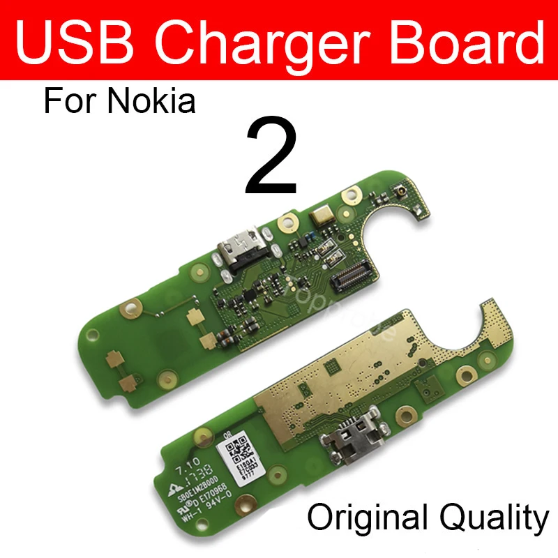 Плата для зарядки микрофона и USB для Nokia 1, 2, 2,1, 3, 3,1, 5, 5,1 Plus, X5, 2GEN, TA-1054, микрофонная зарядка, usb-разъем, запасная плата - Цвет: For NK 2 With IC