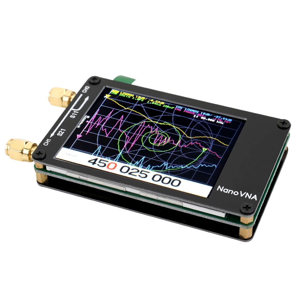 NanoVNA Портативный 50KHz 900MHz цифровой векторный сетевой анализатор коротковолновый MF