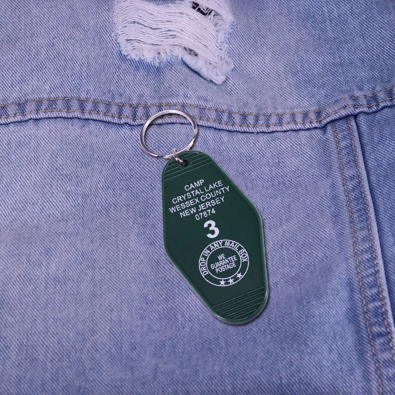 Брелок для ключей в винтажном стиле с изображением лагеря хрустального озера Wessex County