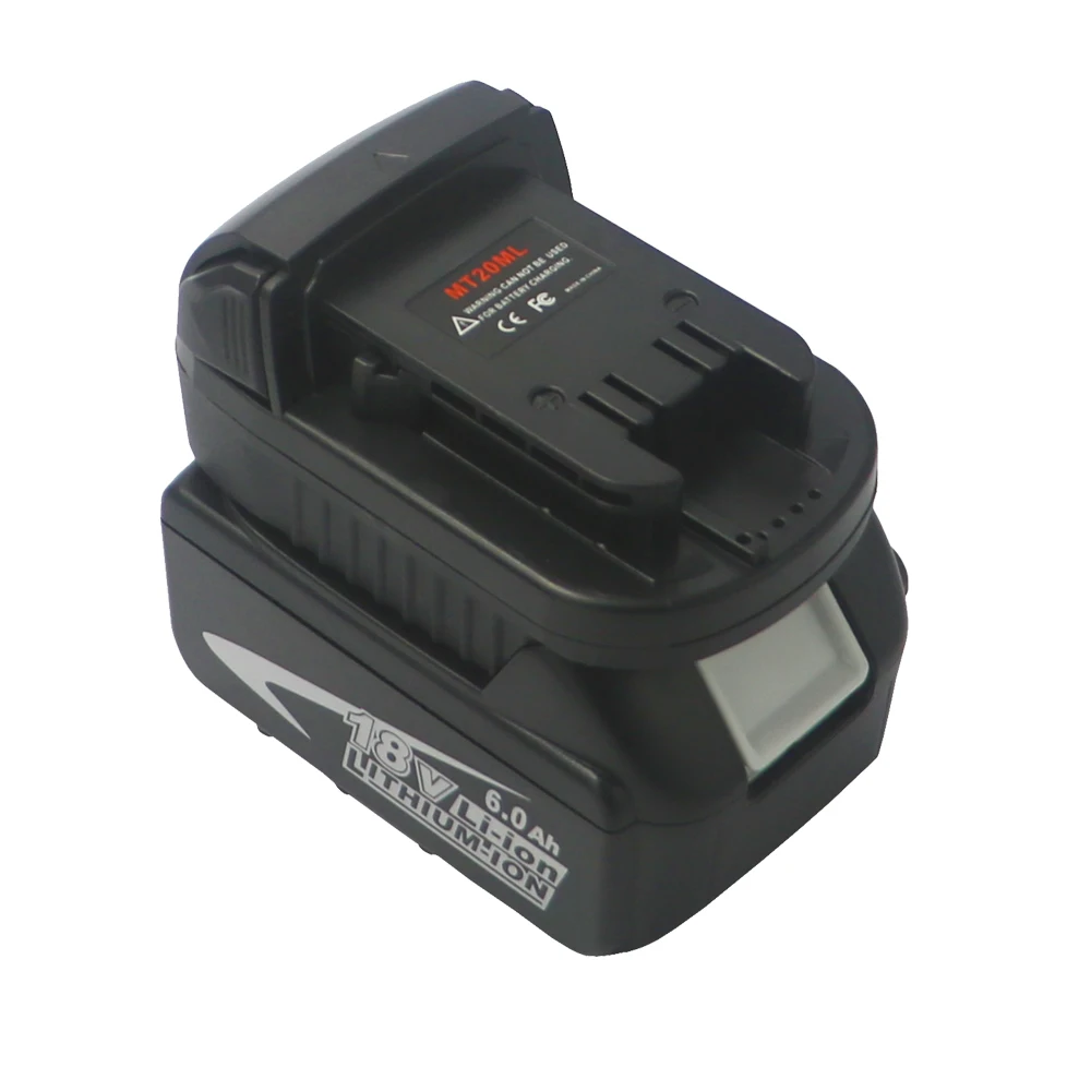 

DVISI MT20ML 18V BL18 Makita Slider Li-ion Battery to Milwaukee 18V Slider li-ion Battery Adapter replace M18 electric tool