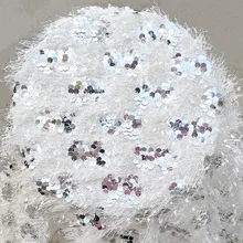 5 метров ароматный бархат вышитые блестками флис матерчатый плюшевый модный домашний текстиль(360 г/㎡