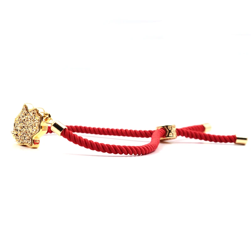 Модный браслет Фатимы ручной работы для женщин мужчин ручной работы Плетение красный Braslet роскошный кристалл Хамса бразильские браслеты дружбы