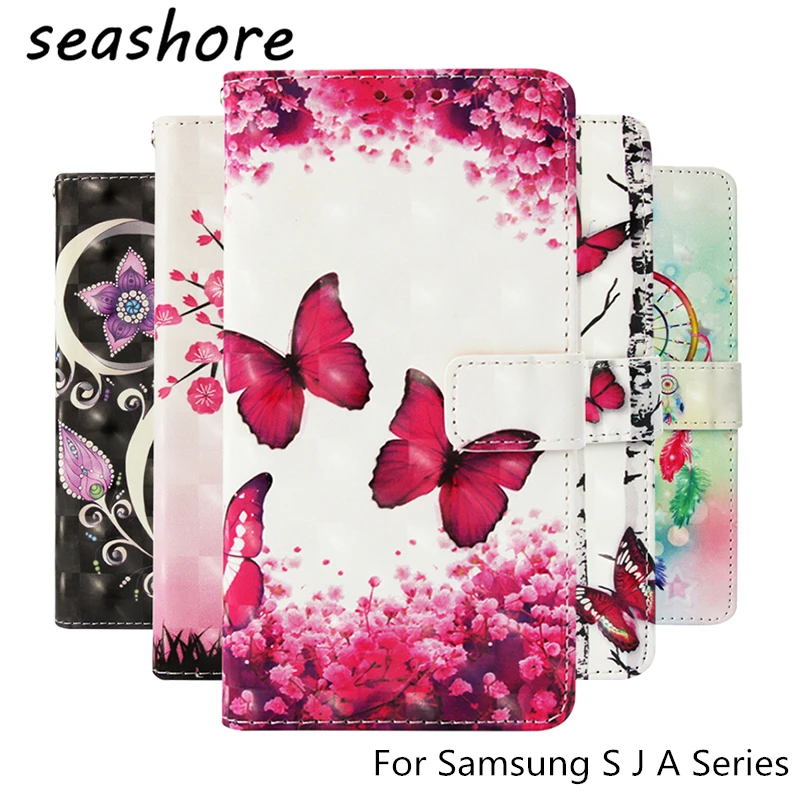 Флип-Чехлы для Samsung Galaxy S10 S9 S8 Plus S10e Lite S7 S6 Edge S5 Note 8 9 чехол J7 J5 J3 Pro A3 A5 2017 2016 |
