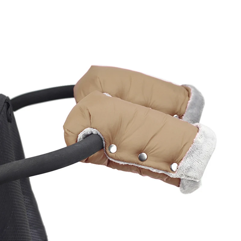 Guantes impermeables para cochecito de bebé, accesorio para cochecito, guante de invierno cálido, 2 uds.