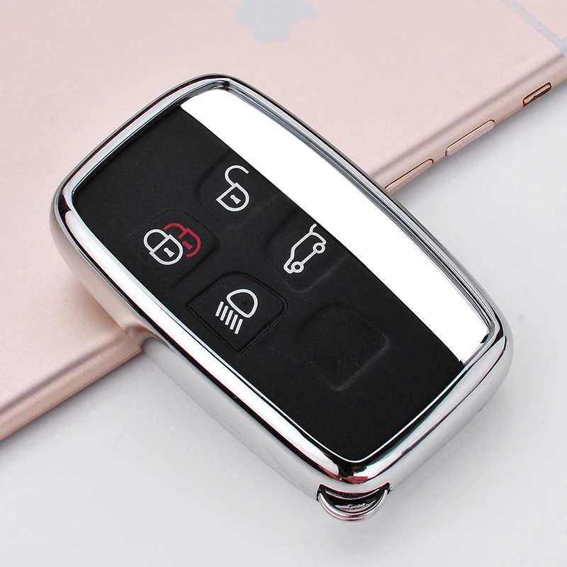 Чехол для автомобильного ключа из ТПУ Land Rover A9 Range Sport Evoque Freelander 2 Jaguar XE XJ XJL XF C X16 V12