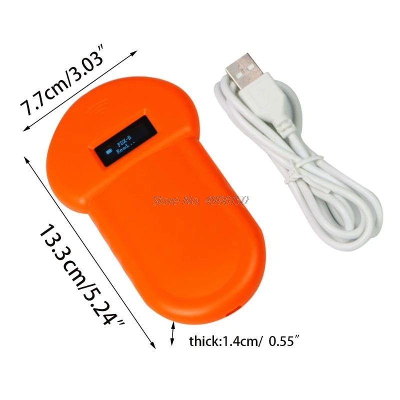 Huisdier Id Reader Dier Chip Digitale Scanner Usb Oplaadbare Microchip Handheld Identificatie Algemene Toepassing Dropship