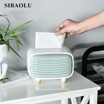 

Simple Cute Cartoon Tissue Box ABS Paper Towel Box Household Napkin Holder Box Home Organizer Kitchen Boxes for Decoration
