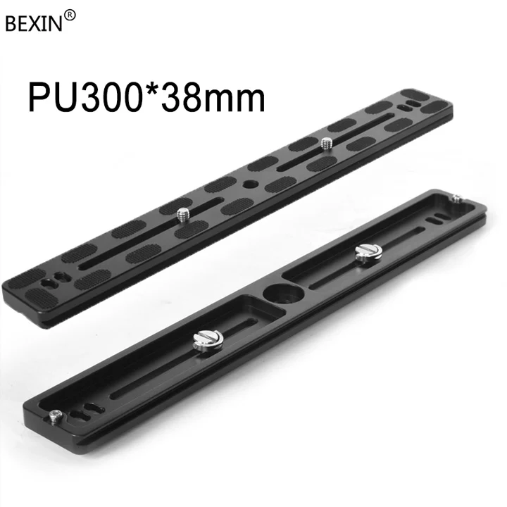 pu300 BEXIN, длинный штатив для камеры, быстросъемная пластина, быстросъемный кронштейн, крепление для камеры, пластина для dslr камеры, штатив с 1/4 винтом - Цвет: pu300
