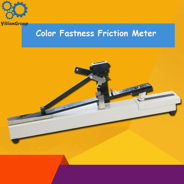 $110.96 Dry wet rubbing friction color fastness test machine ZQ-006 manual fabric color fastness detector equipment