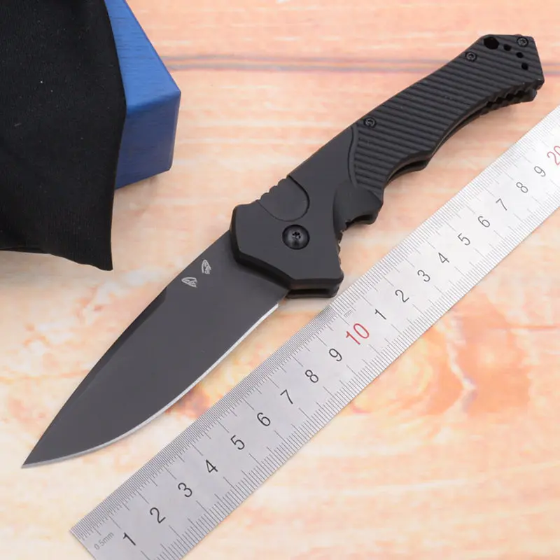 Бренд JUFULE 9600BK D2 лезвие алюминиевая ручка Складной Карманный Походный инструмент