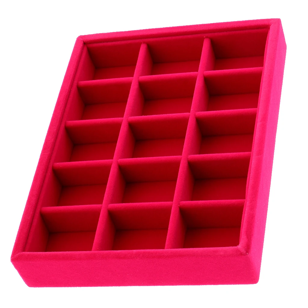 Drawer Organizer Stackable Jewelry Display Tray Necklace Earrings Ring Storage Packaging Jewelry Tray