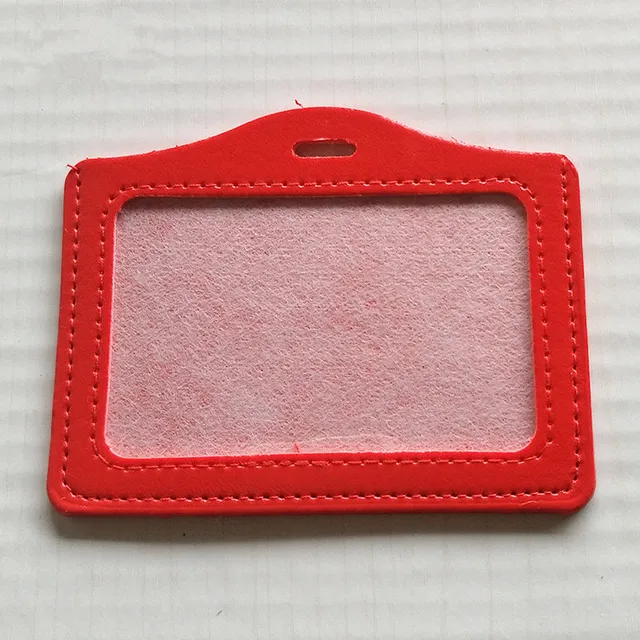 Cute Card Cover Clip New Design Silicone Retractable Student Nurse Badge Reel Clip Cartoon ID Card Badge Holder accessories Red