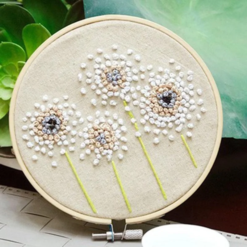 DIY ленты для вышивания для начинающих, наборы для рукоделия, вышивка крестиком, красочные цветы, настенные художественные украшения для дома, наборы для вышивания - Цвет: mc2