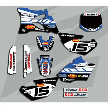 

New Full Graphics Decals Stickers Custom Number Name Glossy Bright Stickers Waterproof for YAMAHA YZ85 YZ 85 2002-2012