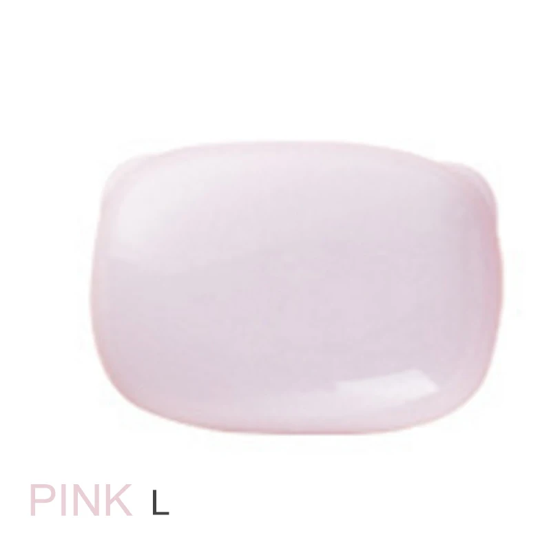 pink L Портативный мыльница Аксессуары для мыла контейнер Макарон цветное мыло блюдо экологически чистый пластик путешествия Туризм Держатель 1 шт - Цвет: pink L