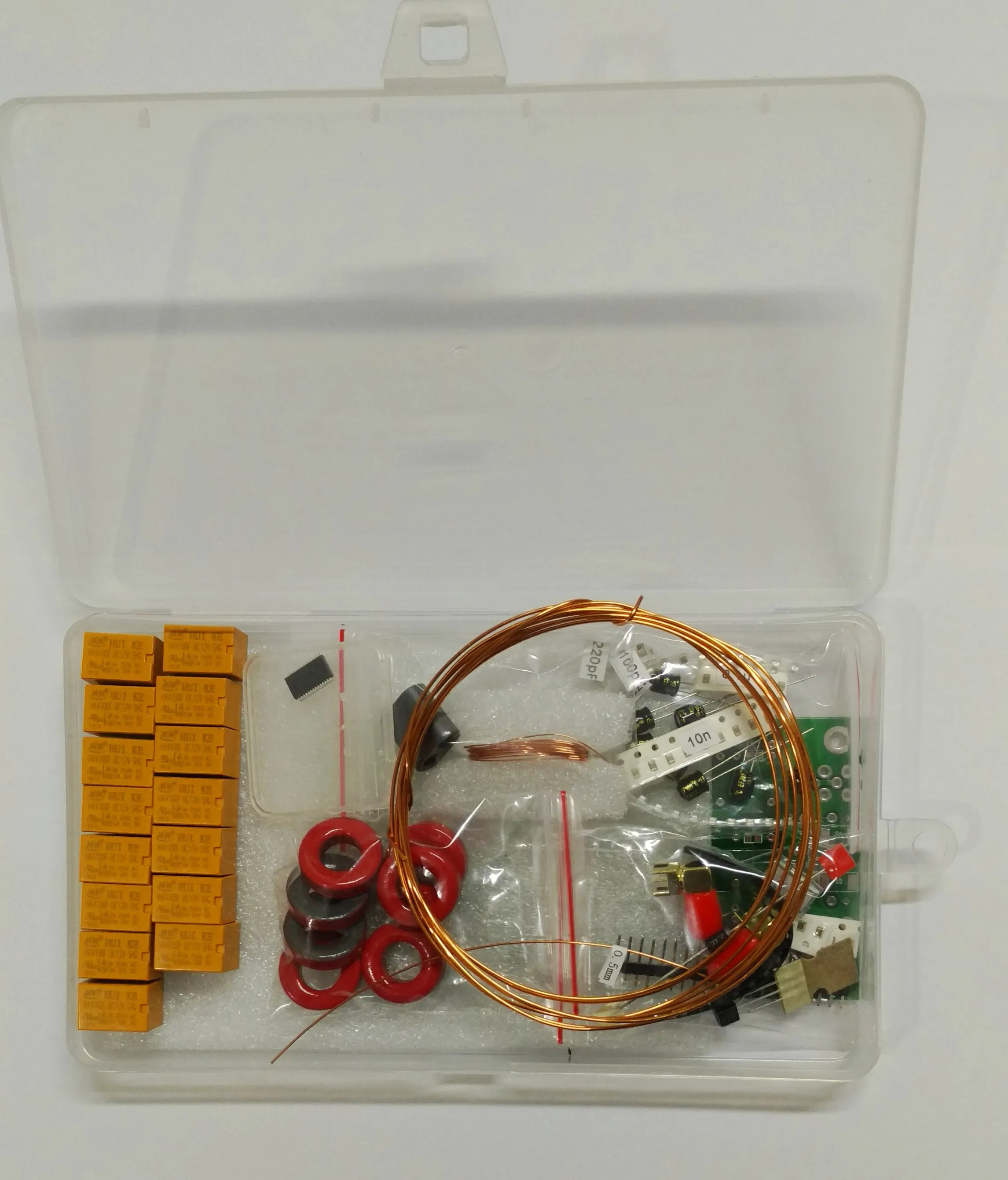 Latest version , DIY Kits ATU-100 1.8-50MHz ATU-100mini Automatic Antenna Tuner by N7DDC 7x7 With firmware