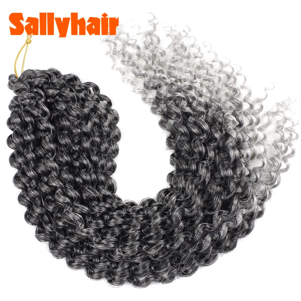 Sallyhair пушистые плетеные косички вязаные крючком волосы Омбре синтетические для