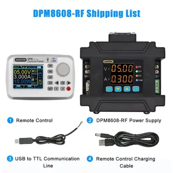

DPM8608 Programmable Remote Control Power Supply Communication Constant Voltage Current DC-DC Step-down 0-60V 0-8A 28TC