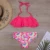 Новый Falbala Kids Swimwear Купальник 2021 New Print Girls Kid Bikini Set 5-14 Лет Детский Бандажный Купальник Пляжная Одежда A247