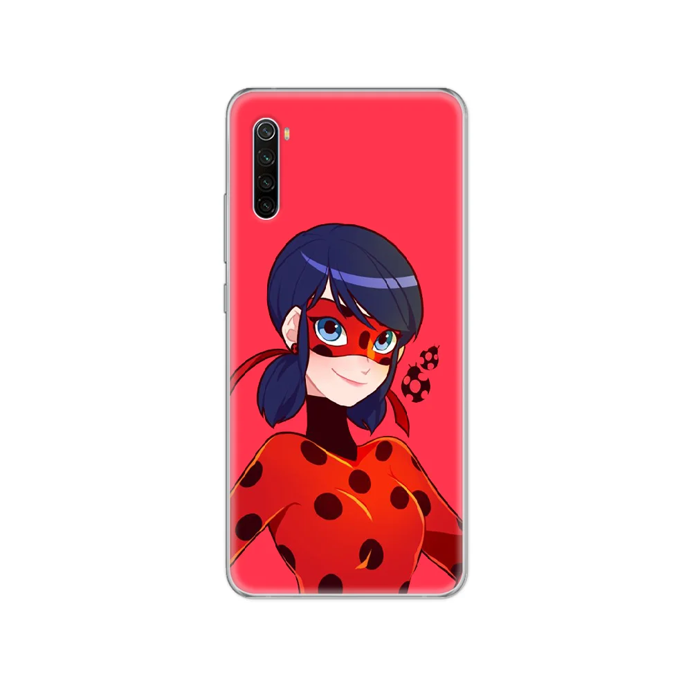 Чехол для телефона Seven Star Ladybug Girl чехол xiaomi Redmi 3S 4A 5A 6A 5 Plus 4X 7 8 8a CC9 K20 Pro K30 прозрачный