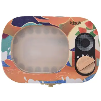 

Baby Tooth Keepsake Box Wooden Teeth Box Tv Shaped Tooth Keepsake Box Teeth Storage Keepsakes Announcements Collecting Gift