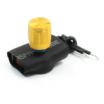 

Blue Gold Tone Table Lamp Full Range Dimmer Rotary Switch 2 Way