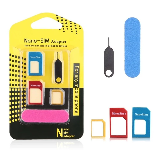 Adaptador de tarjeta Nano SIM 4 en 1, convertidor con Pin de acero para  iPhone, Samsung, Huawei, Xiaomi, soporte para tarjeta Sim, venta al por  mayor, 100 Uds. - AliExpress
