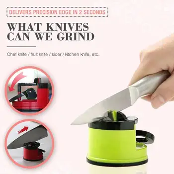 

Suction Cup Whetstone SuperSharp Suction Cup Knife Sharpener Ceramic Rod Knife Tungsten Portable Magic Sharper Type Kitchen Shar