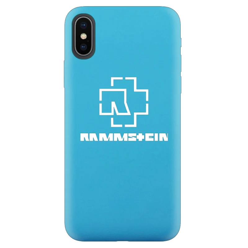 Rammstein Музыкальный Чехол для samsung Galaxy S10 S9 S8 S7 S6 Plus Lite edge Мягкий силиконовый чехол для телефона - Цвет: Color Blue