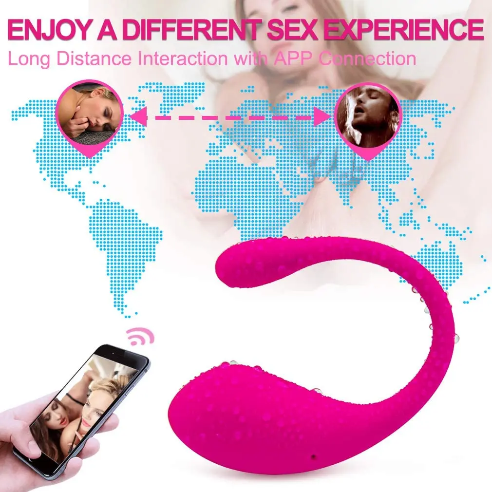 App Smartphone Control Intelligent Jump Egg Tighten Vagina Exercise Vibrating Eggs Vibrator Sex Toy for Women | Красота и здоровье