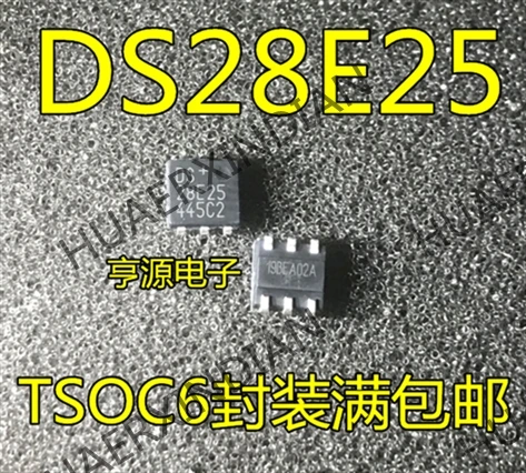 10 шт./лот DS28E25 DS28E25P+ T TSOC6 в